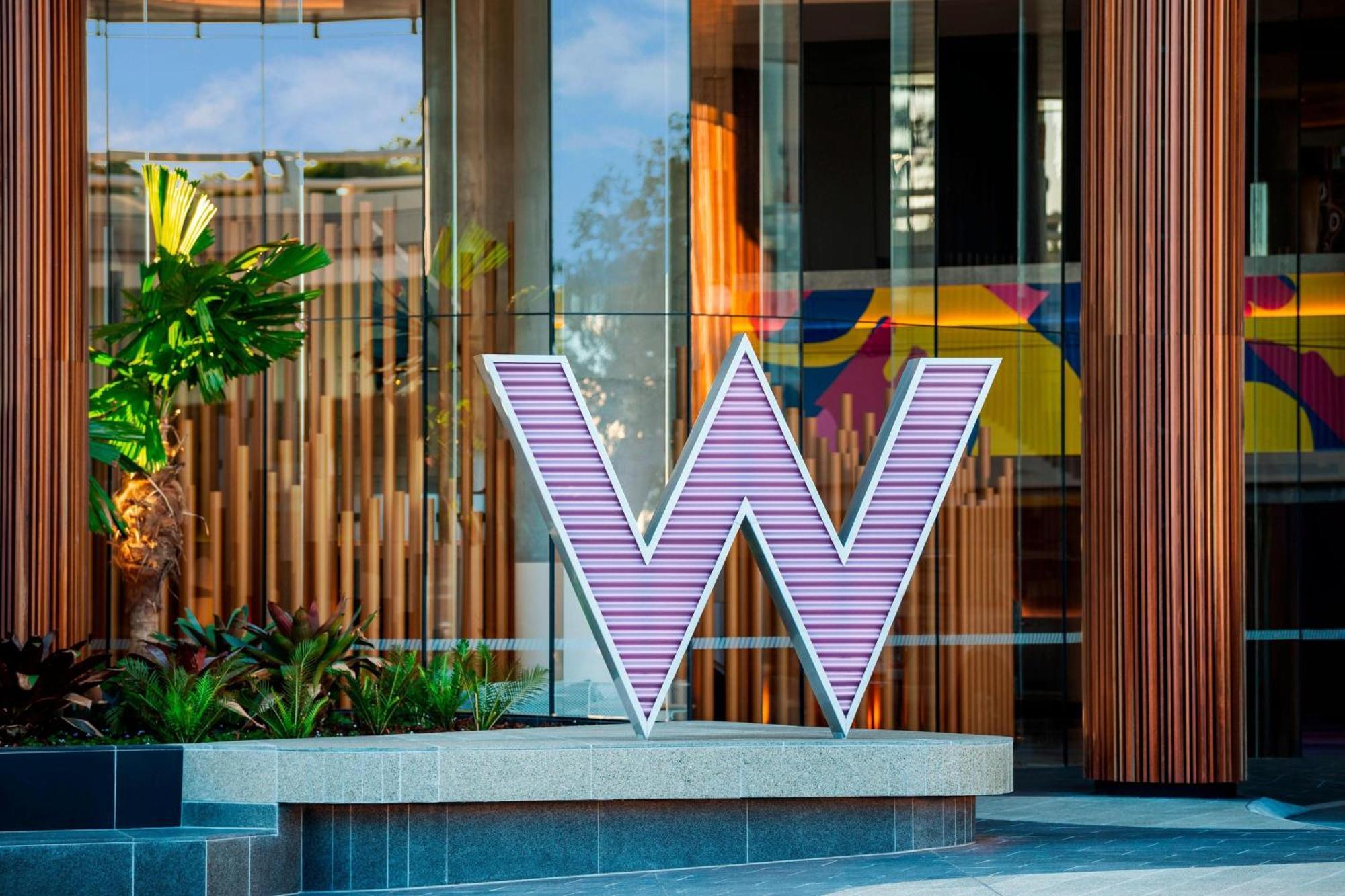 W Brisbane Hotel Bagian luar foto W Hotel logo